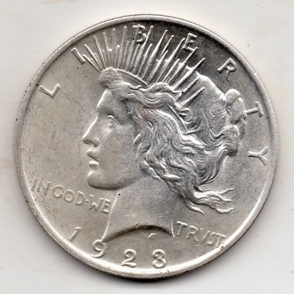 Scarce 1923 Silver Peace Dollar - 90% Silver